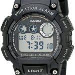 Casio Men’s W735H-1AVCF Super Illuminator Watch With Black Resin Band