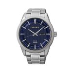 Seiko Men’s Silvertone Stainless Steel Solar Watch