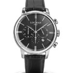 LOCMAN Watch 1960 Cronografo Quartz Men’s Chronograph Watch 5ATM 42mm Black Dial