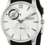 Louis Erard Men’s 53209AS01.BDE03 1931  Silver Dial Power Reserve Rubber Watch