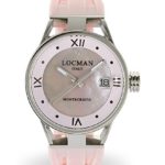 LOCMAN Watch Montecristo LADY Only Time Quartz Movement 10ATM 34mm Pink MOP Dial