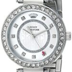 Juicy Couture Women’s 1901150 Luxe Couture Analog Display Quartz Silver Watch