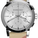 Burberry Mens City Leather Strap Nova Check Watch BU9357