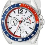 Nautica Unisex N09907G Sport Ring Multifunction White Box Set Watch