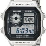 Casio Men’s AE1200WHD-1A Stainless Steel Digital Watch