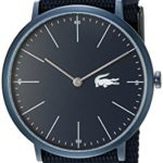 Lacoste Men’s Quartz Resin and Leather Casual Watch, Color:Blue (Model: 2010874)