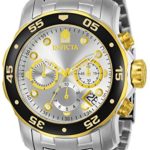 Invicta Men’s 80040 Pro Diver Stainless Steel Watch with Link Bracelet