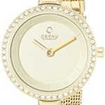 Obaku Women’s V129LEGGMG Gold Ion-Plated Stainless Steel Watch