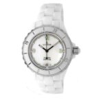 Le Chateau Women’s 5801_WHT_MOP Condezza LC Collection All Ceramic Watch