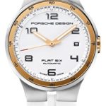 Porsche Design Flat Six Automatic Stainless Steel Mens White Watch Calendar 6351.47.64.1256