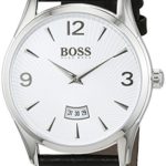 Hugo Boss Men’s 1513449 Silver Leather Quartz Watch