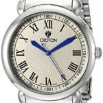 CROTON Men’s CN307532SSSL HERITAGE Analog Display Quartz Silver Watch