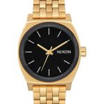 NEW Nixon Medium Time Teller Watch Gold Black White