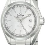 Omega Women’s 23110306002001 Analog Display Swiss Quartz Silver Watch