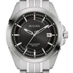 Bulova Men’s Quartz Stainless Steel Dress Watch (Model: 96B252)