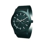 Obaku Unisex V124 V124GBBMB Black Stainless-Steel Quartz Watch with Black Dial