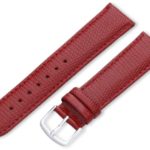 Hadley-Roma Men’s MSM725RQ 200 20-mm Red Java Lizard Grained Leather Watch Strap