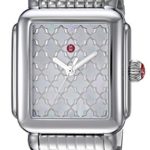 MICHELE Women’s Swiss Quartz Stainless Steel Casual Watch, Color:Silver-Toned (Model: MWW06T000175)