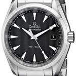 Omega Men’s 231.10.39.60.06.001 Aqua Terra Quartz 38.5mm Analog Display Silver Watch