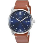 Fossil The Commuter Multifunction Leather Watch
