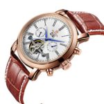 Sweetbless Wristwatches Men’s Day/Wee/Month Tourbillion Self-wind Auto Mechanical Watch