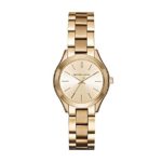 Michael Kors Mini Slim Runway Goldtone Three-Hand Watch