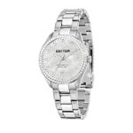 Sector Women’s ‘120’ Quartz Stainless Steel Fashion Watch, Color:Silver-Toned (Model: R3253588515)
