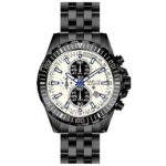Hamlin Collection quartz, stainless steel, grey IP plated chronograph, date men’s watch. HAQM0522:004