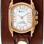 La Mer Collections Women’s LMCHATEAU1008 Analog Display Japanese Quartz Brown Watch