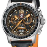 Luminox F-35 Lightning Ii™ 9380 Black/Orange Leather Strap Black/ Orange Stitching – Luminox 9388