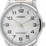 Casio #MTP-V001D-7B Men’s Standard Stainless Steel Easy Reader Silver Dial Watch