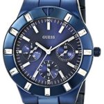 GUESS Women’s U0027L3 Iconic Blue-Plated Stainless Steel Watch