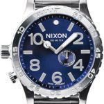Nixon Men’s A0571258 51-30 Tide Analog Display Swiss Quartz Silver-Tone Watch