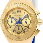 Technomarine Men’s ‘Manta’ Quartz Gold-Tone and Silicone Casual Watch, Color:White (Model: TM-215079)