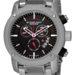 Burberry Men’s BU7702 Heritage Black Chronograph Dial Bracelet Watch