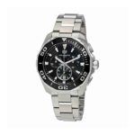 TAG Heuer Men’s Aquaracer 43mm Steel Bracelet & Case Quartz Black Dial Analog Watch CAY111A.BA0927