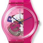 Swatch Unisex GP145 Pinkorama  Analog Display Quartz Pink Watch