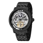 Stuhrling Original Men’s 8411.335B1 Symphony Symphony DT Analog Display Automatic Self Wind Black Watch