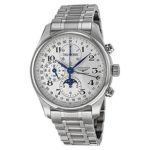 Longines Master Collection Silver Chronograph Dial Stainless Steel Mens Watch L27734786