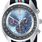 Seiko Men’s ‘RECRAFT Series’ Quartz Stainless Steel and Nylon Dress Watch, Color:Black (Model: SSC667)