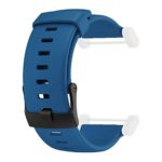 Suunto Core Accessory Strap Navy Blue One Size Rubber Band Black PVD Buckle