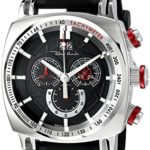 Ritmo Mundo Men’s 2221/3 SS Red Racer Analog Display Swiss Quartz Black Watch