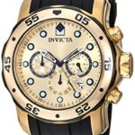 Invicta Men’s 17885 Pro Diver Ion-Plated Stainless Steel Watch with Polyurethane Band