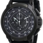 Ritmo Mundo Unisex 1001/1 Black Quantum Sport Quartz Chronograph Carbon Fiber and Aluminum Accents Watch