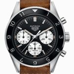 Tag Heuer Heritage Black Dial Mens Chronograph Watch CBE2110.FC8226