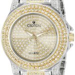 CROTON Men’s CN307538TTPV Balliamo Analog Display Quartz Two Tone Watch