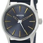 Nixon Men’s A4262076 Sentry 38 Nylon Analog Display Japanese Quartz Blue Watch