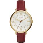 Fossil Jacqueline Three-Hand Date Leather Watch