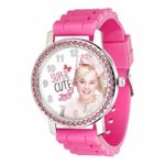 UPD JoJo Siwa Watch with Rhinestones & Ribbed Band in Window Box