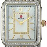 MICHELE Women’s ‘Deco II’ Swiss Quartz Stainless Steel Casual Watch, Color:Two-Toned (Model: MWW06I000004)